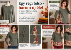 Ne dobd ki, varázsold újjá! – 3 régi ruhadarab, 9 új lehetőség